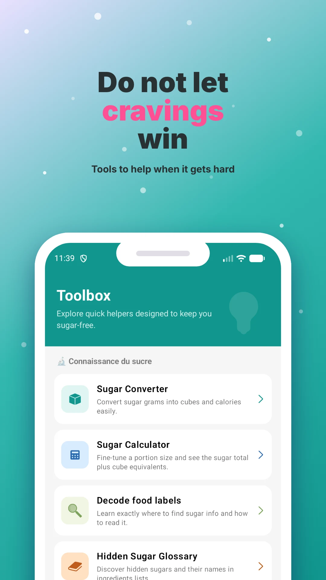 No Sugar Challenge screenshot